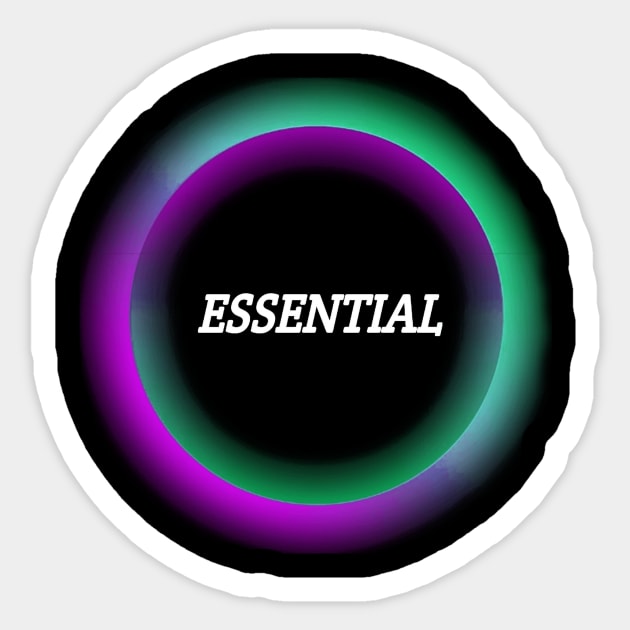 Essential Employee Sticker by aybstore